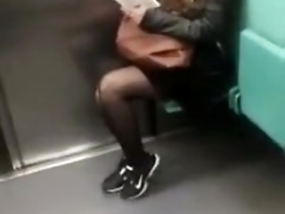 Candid Teen In Pantyhose